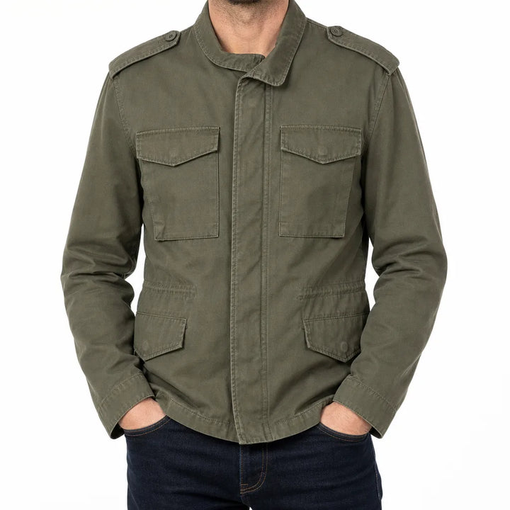 Men's Green Zachary Loose Utility Jacket