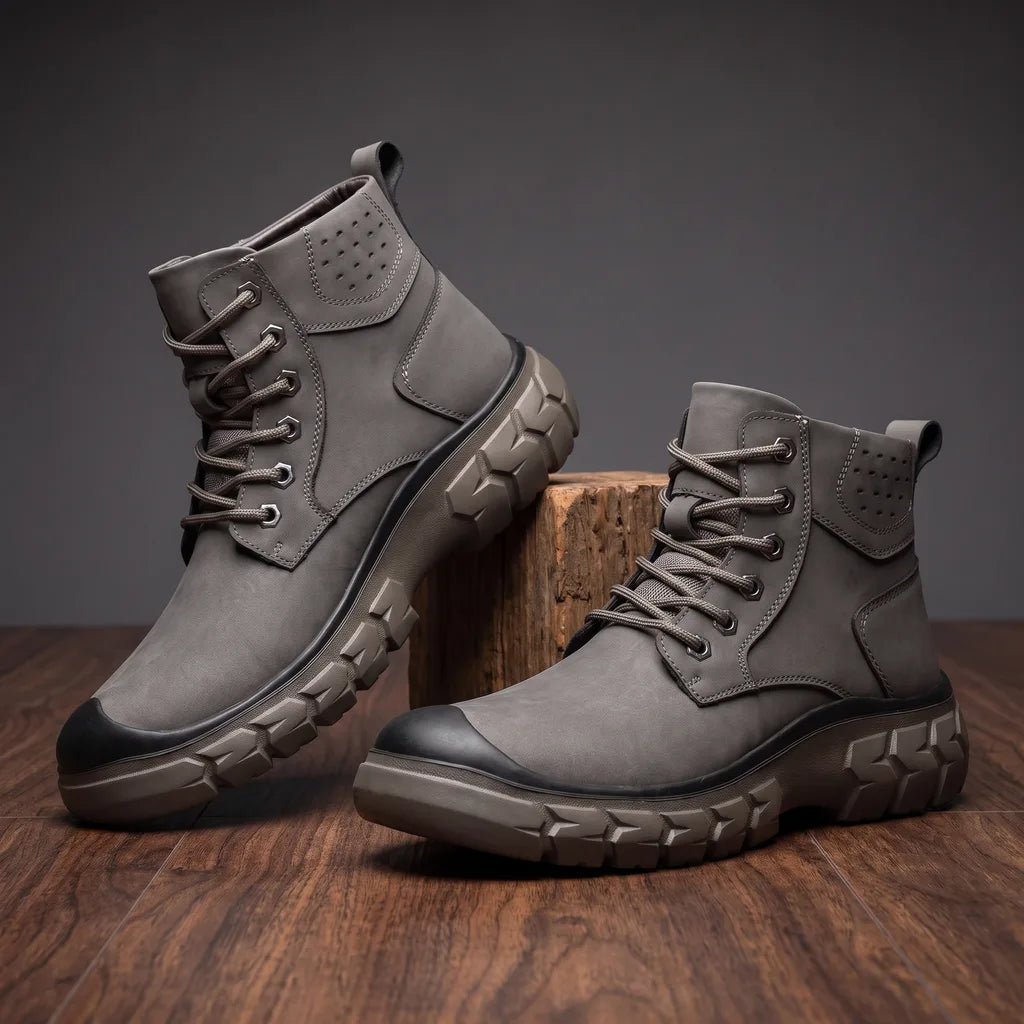 Rutherford Trail Boots - Color:Gray;Size:39