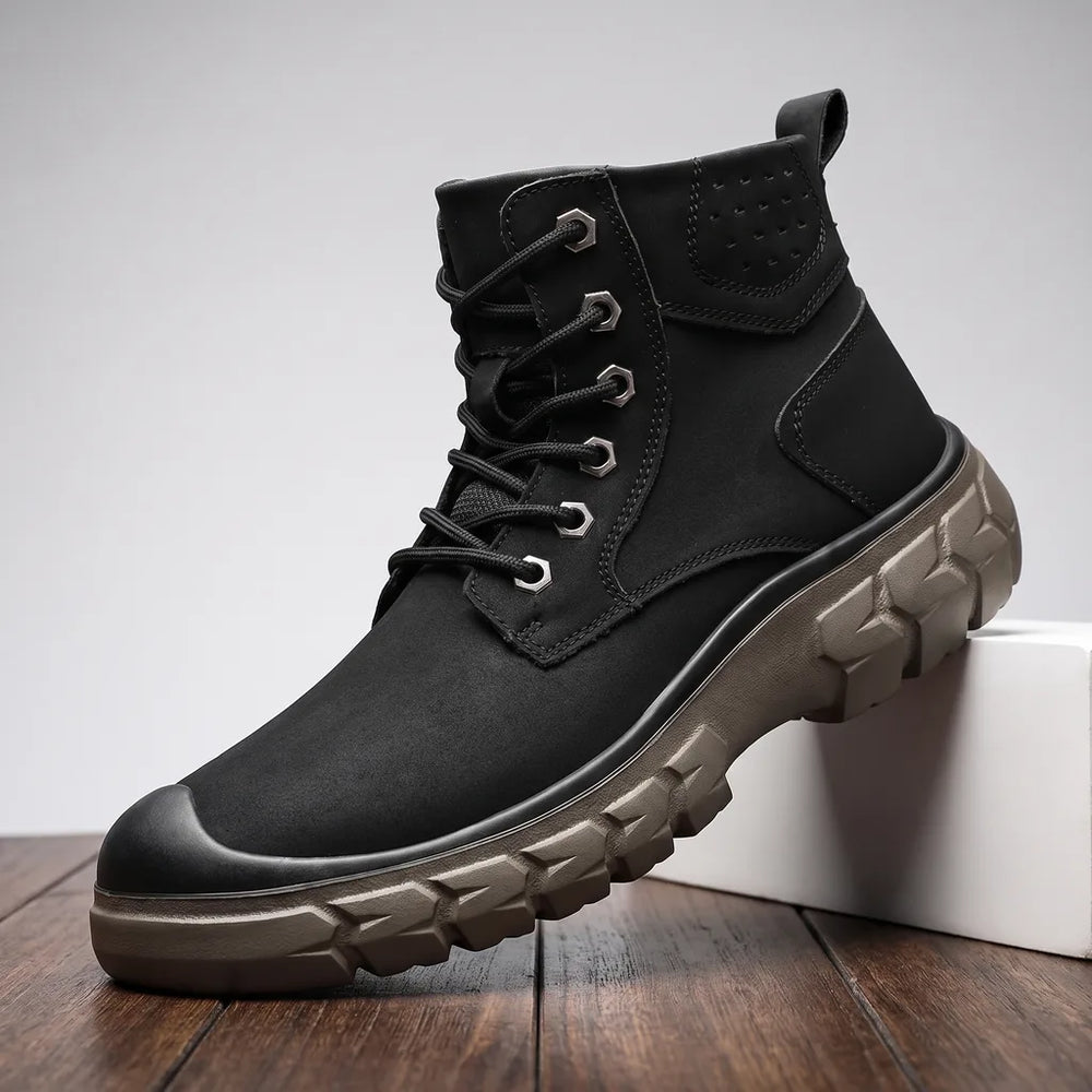 Women's Black Hamilton Lace Up Boots