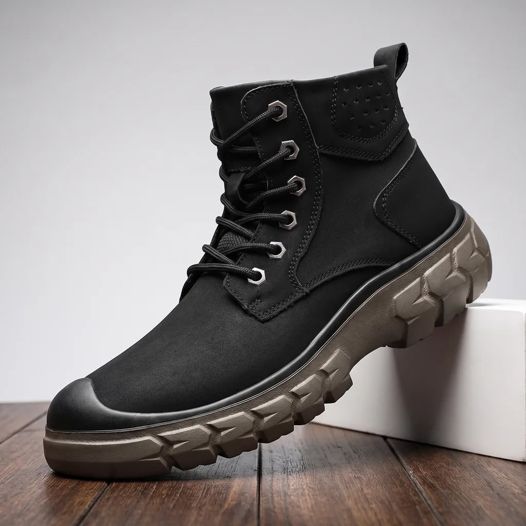 Women's Black Hamilton Lace Up Boots