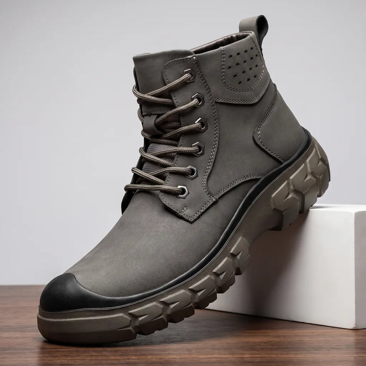 Women's Gray Hamilton Lace Up Boots