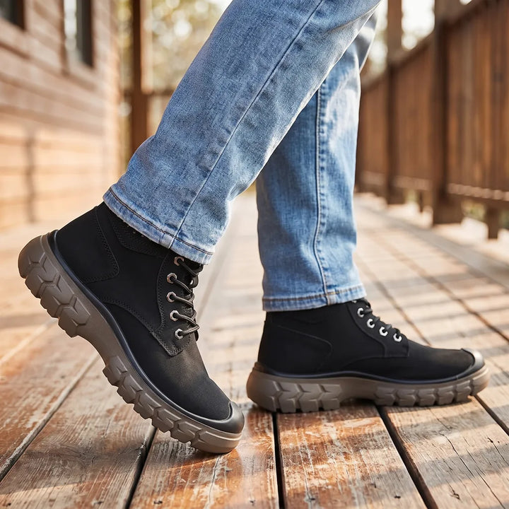 Women's Black Hamilton Lace Up Boots