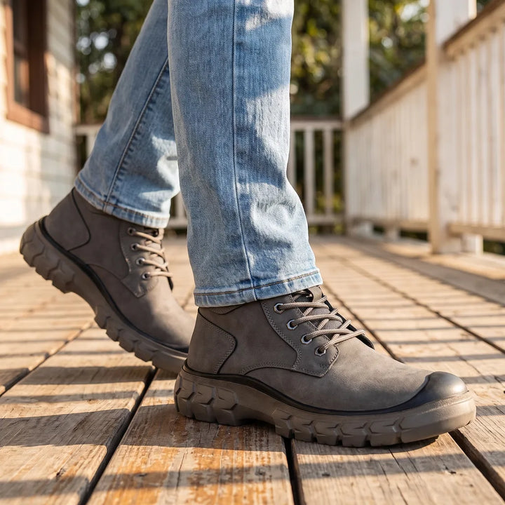 Women's Gray Hamilton Lace Up Boots