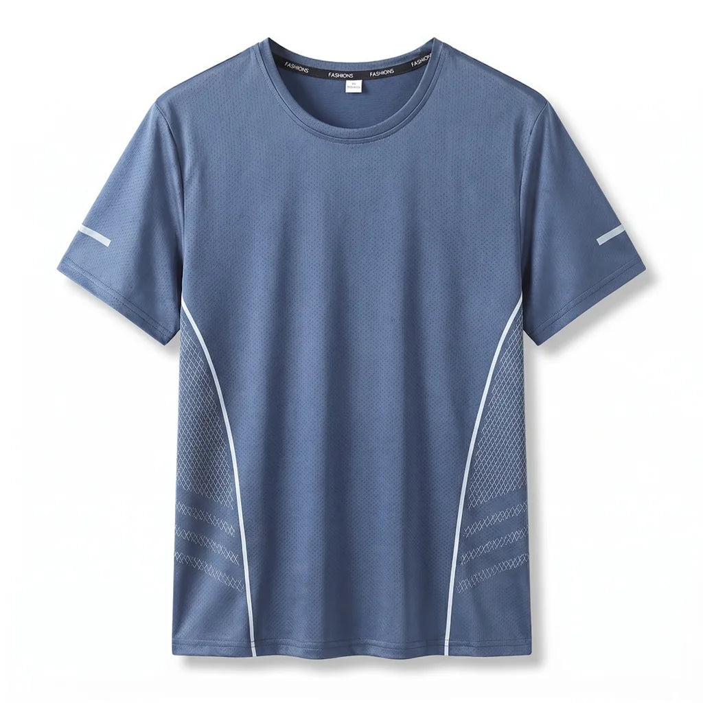 Ryan Quick-Dry T-Shirt - Color:Lake Blue ;Size:S