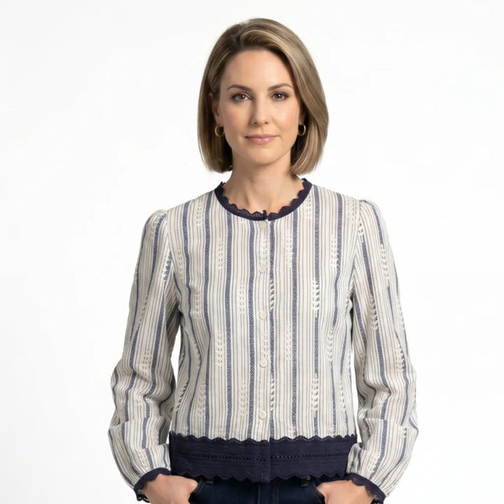 Maximus Striped Lace Shirt