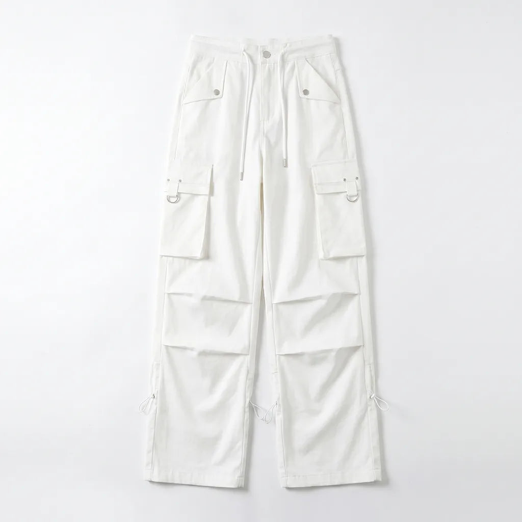 Saira Cargo Trousers - Color:White;Size:XS