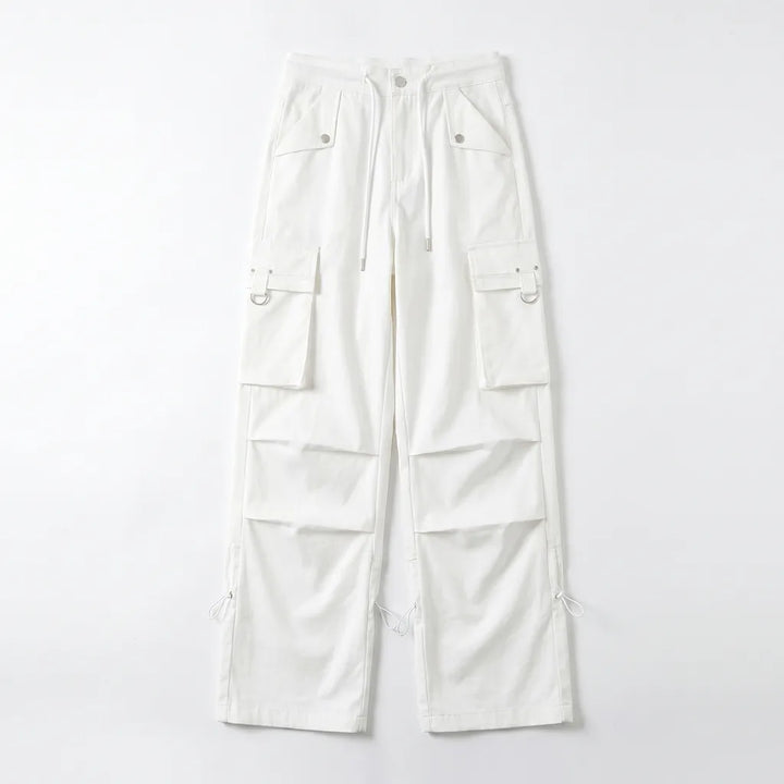 Saira Cargo Trousers - Color:White;Size:XS