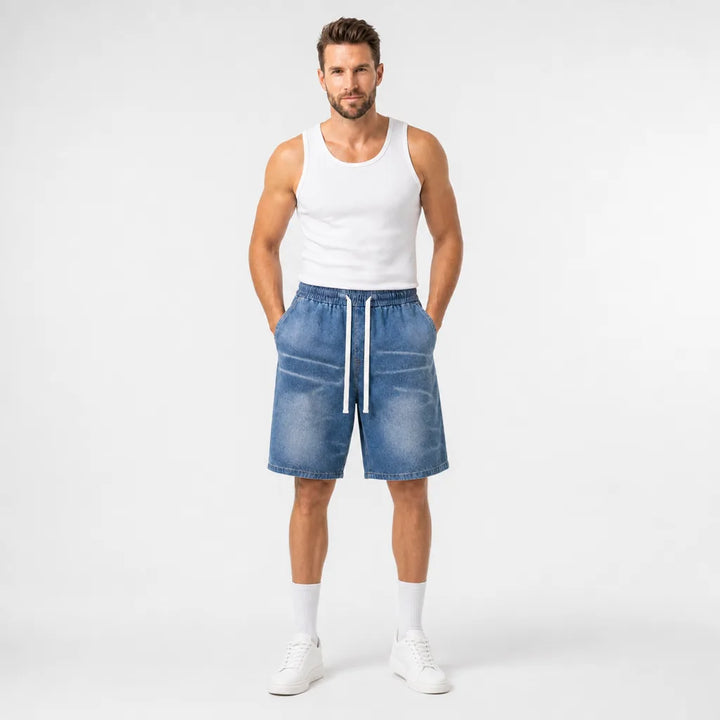 Men's Davenport Cotton Denim Shorts