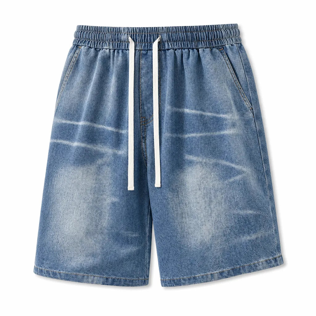 Sami Denim Shorts - Color:Blue;Size:29