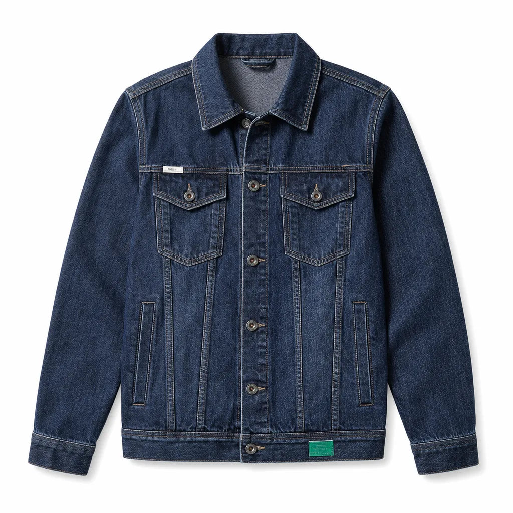Sammy Denim Jacket - Color:Dark Blue;Size:S