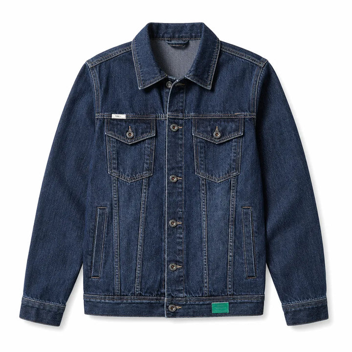 Sammy Denim Jacket - Color:Dark Blue;Size:S