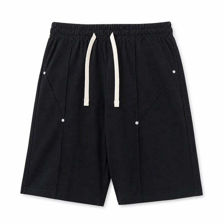 Samuel Studded Cargo Shorts - Color:Black;Size:S