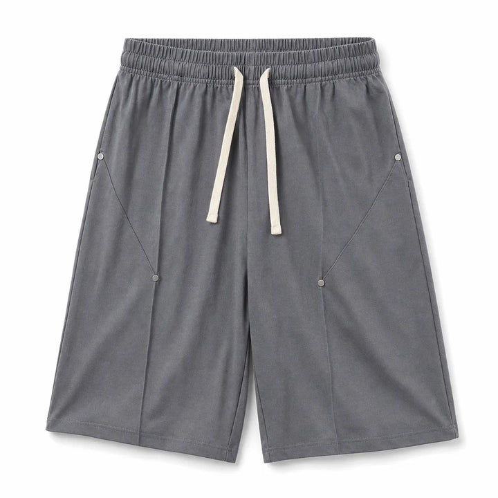 Samuel Studded Cargo Shorts - Color:Gray;Size:S