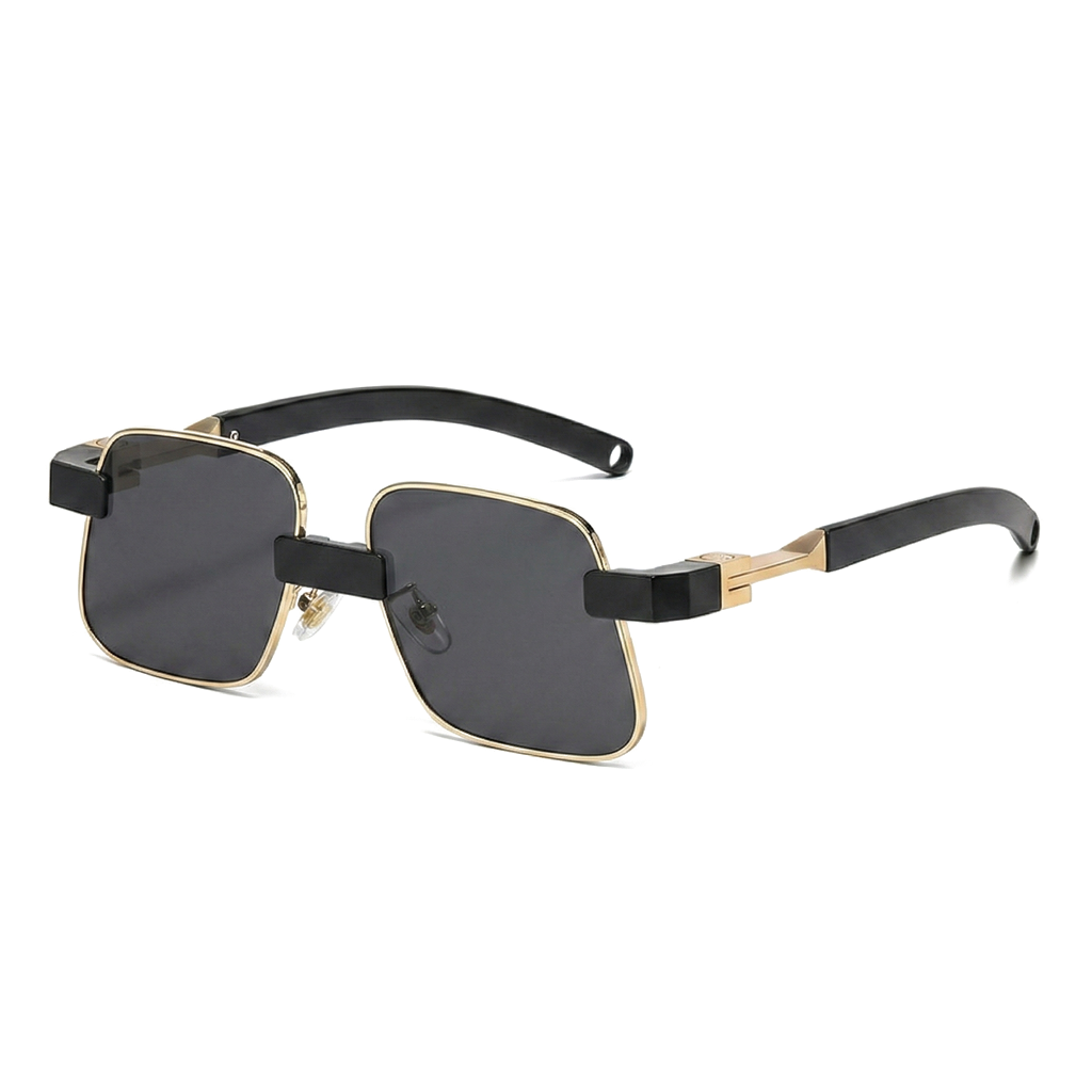 Sandra Geometric Shades - Color:Black-Gold/Gray