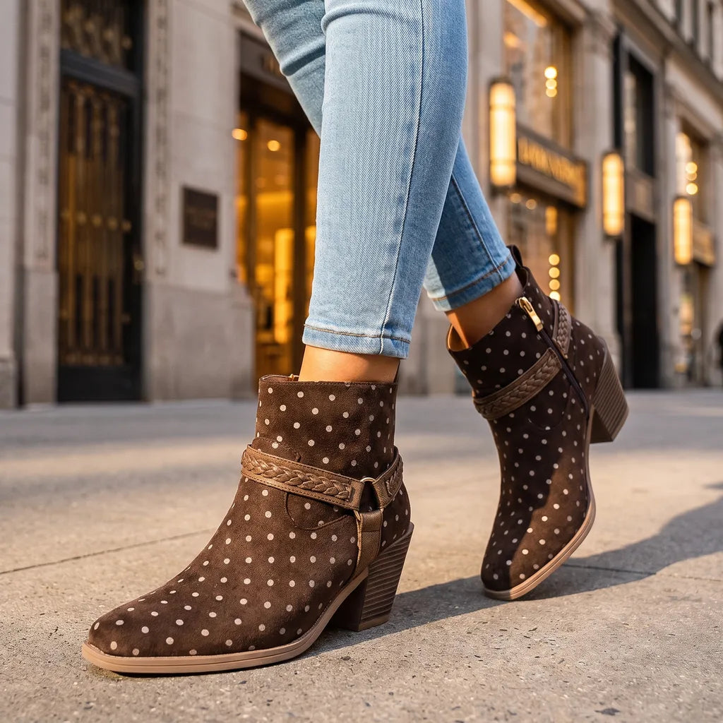 Women's Brown Stein Pointed Western Boots