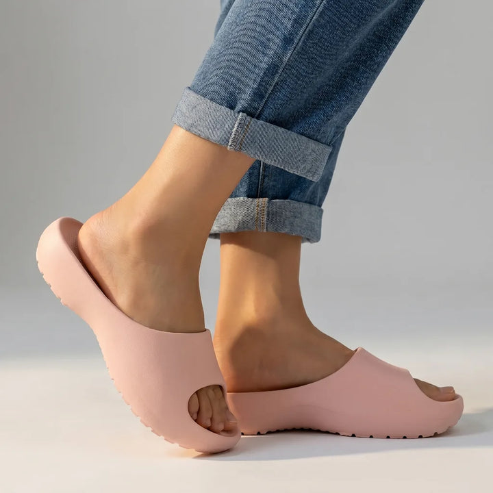 Savannah Slides - Color:Nude Pink;Size:35-36