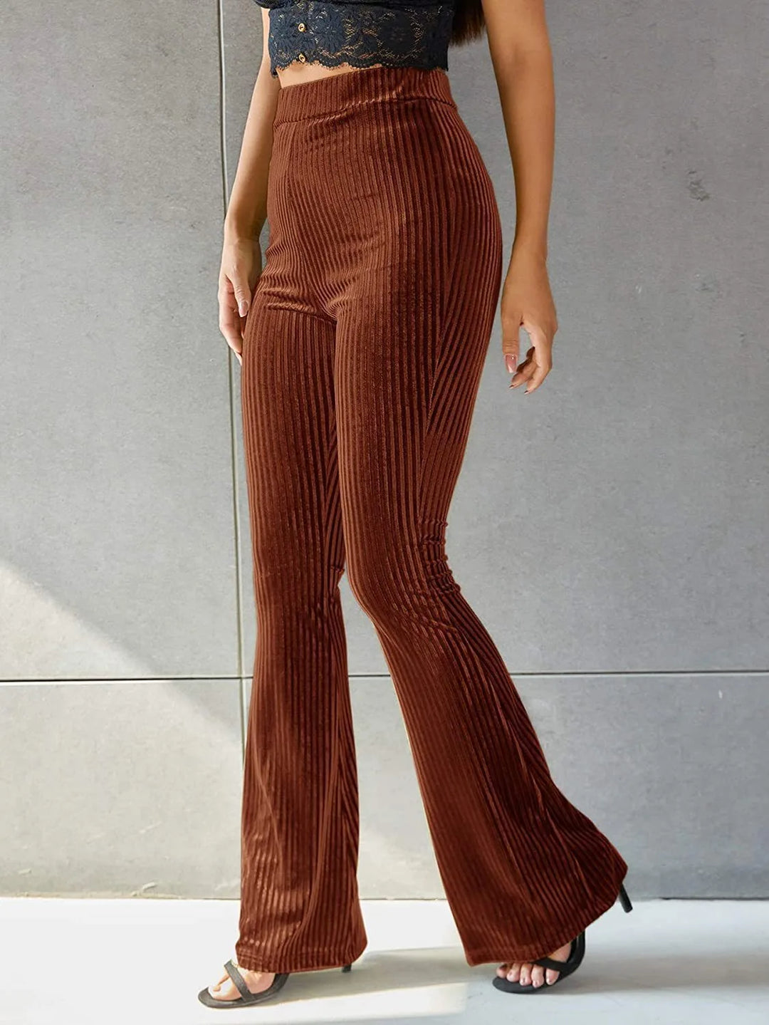 Women's Savannah | Women's Corduroy High Waist Flare Pants