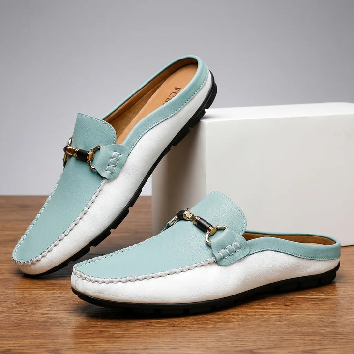 Sebastian Slip-On  Loafers  - Color:Blue;Size:38