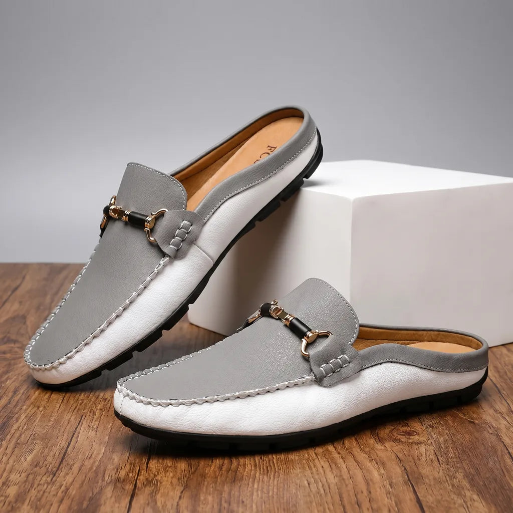 Sebastian Slip-On  Loafers  - Color:Gray;Size:38