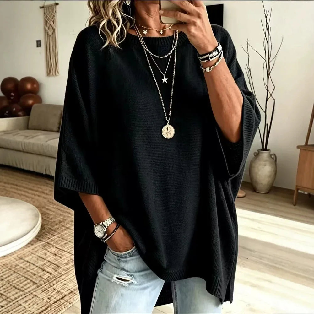 Women's Selena | Women's Relaxed Batwing Knit Sweater