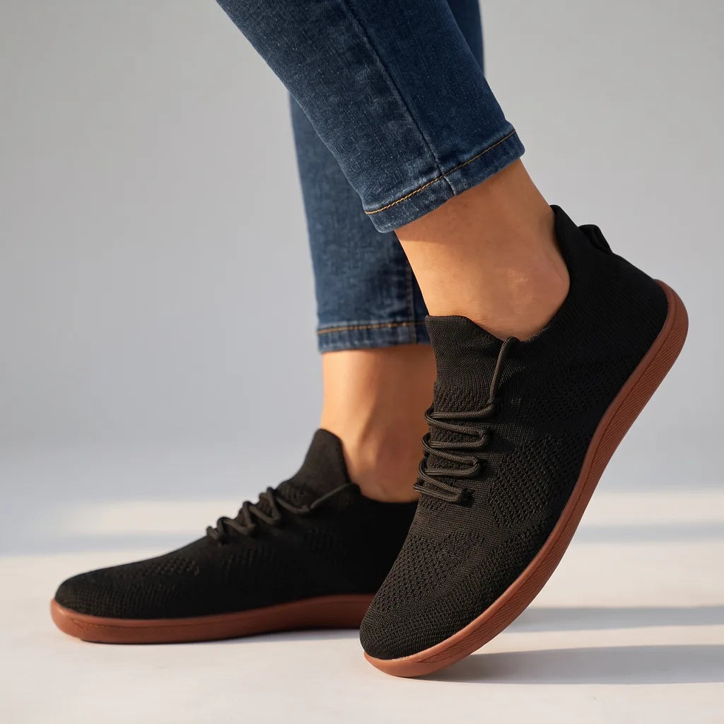 Seren Barefoot Sneakers - Color:Black;Size:36