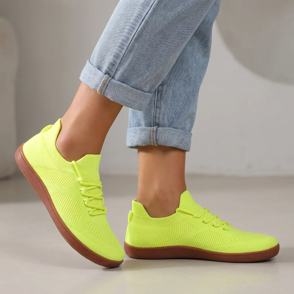 Seren Barefoot Sneakers - Color:Green;Size:36