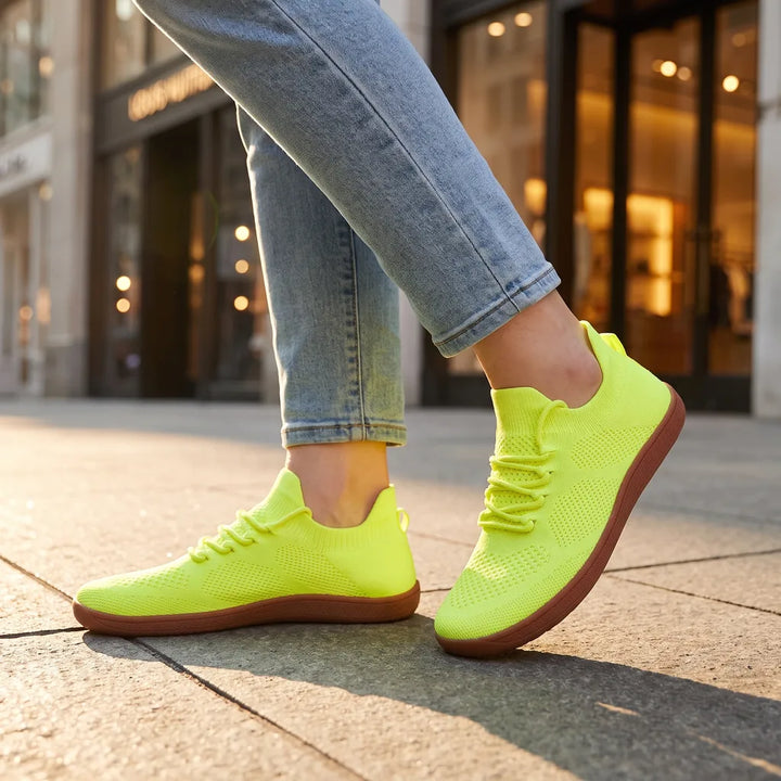 Women's Green Dalton Wide Toe Sneakers