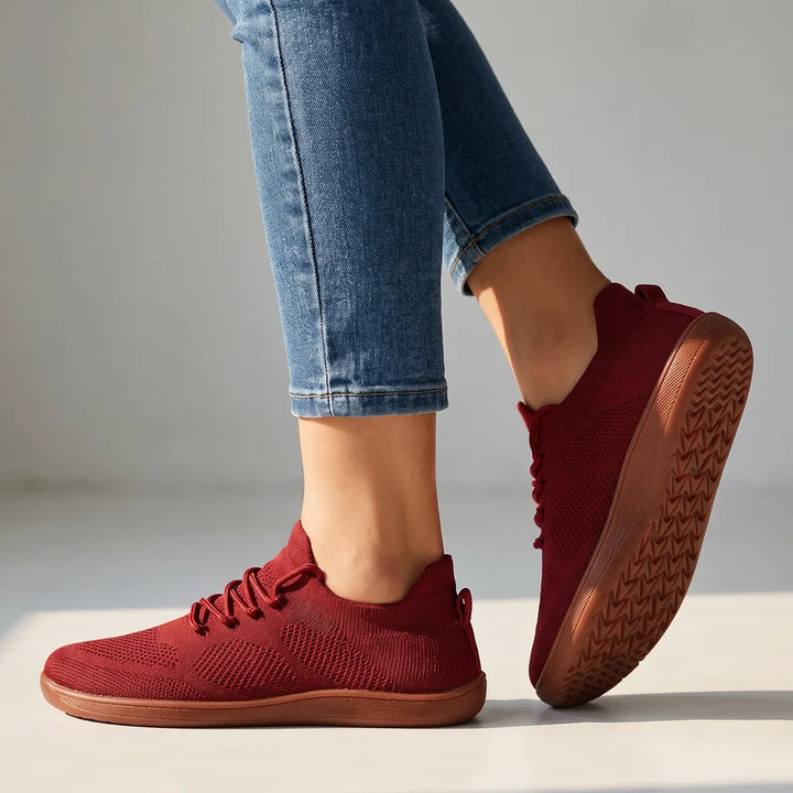 Seren Barefoot Sneakers - Color:Red;Size:36
