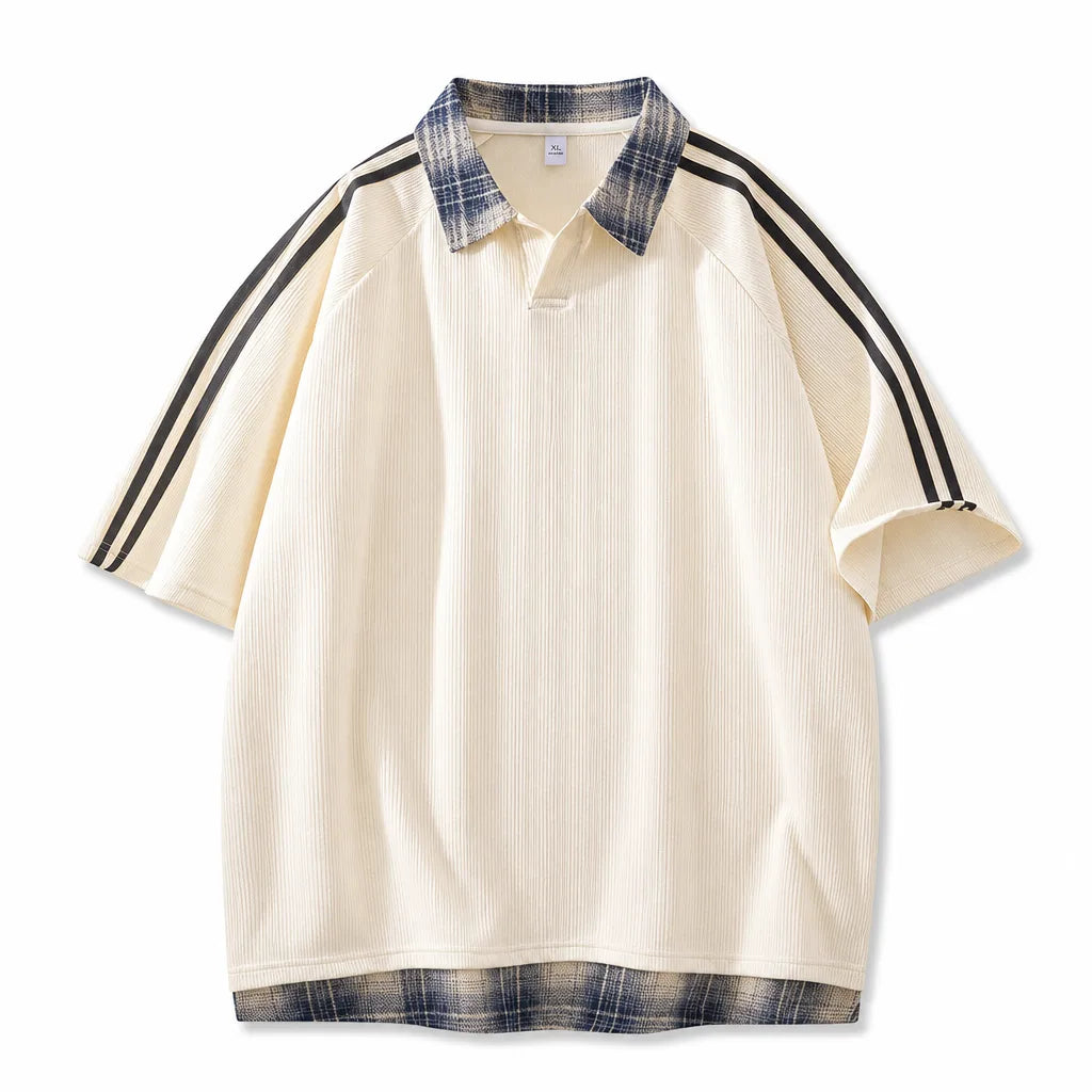 Seymour Polo Shirt - Color:Beige;Size:XS