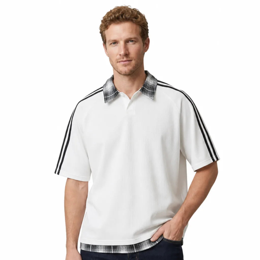 Men's Seymour Textured Polo Shirt