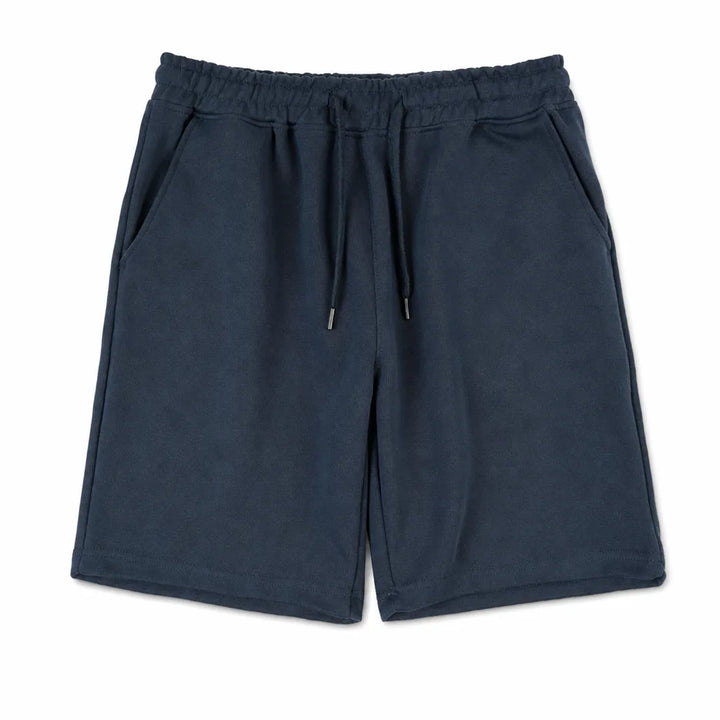 Shelby Cotton Blend Shorts - Color:Blue;Size:XS