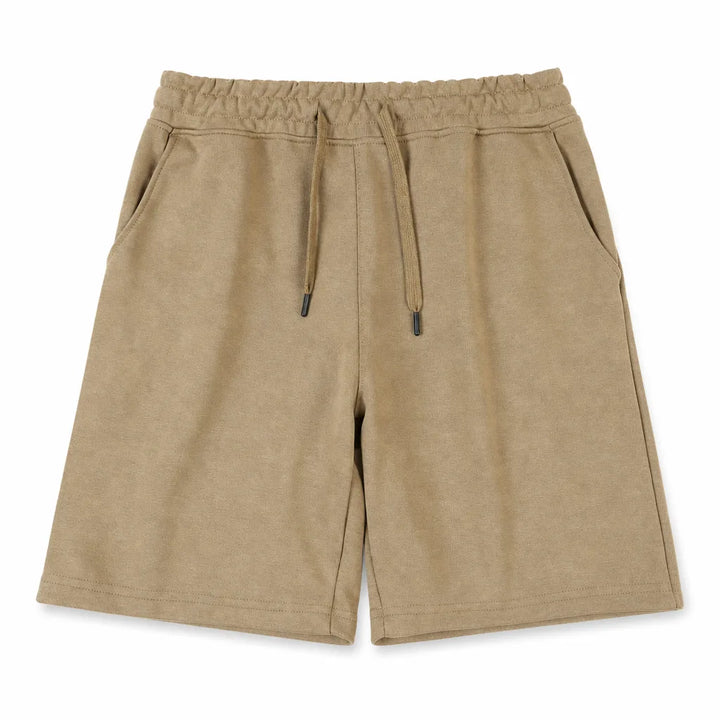 Shelby Cotton Blend Shorts - Color:Brown;Size:XS