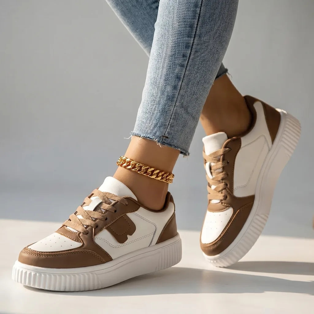 Sidney Breeze Sneakers - Color:Brown;Size:36
