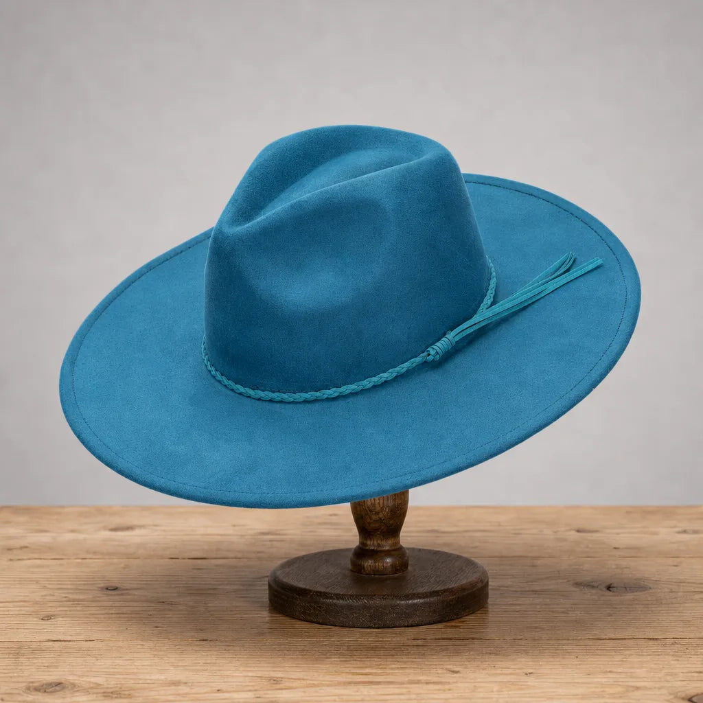Sienna Fedora - Color:Blue