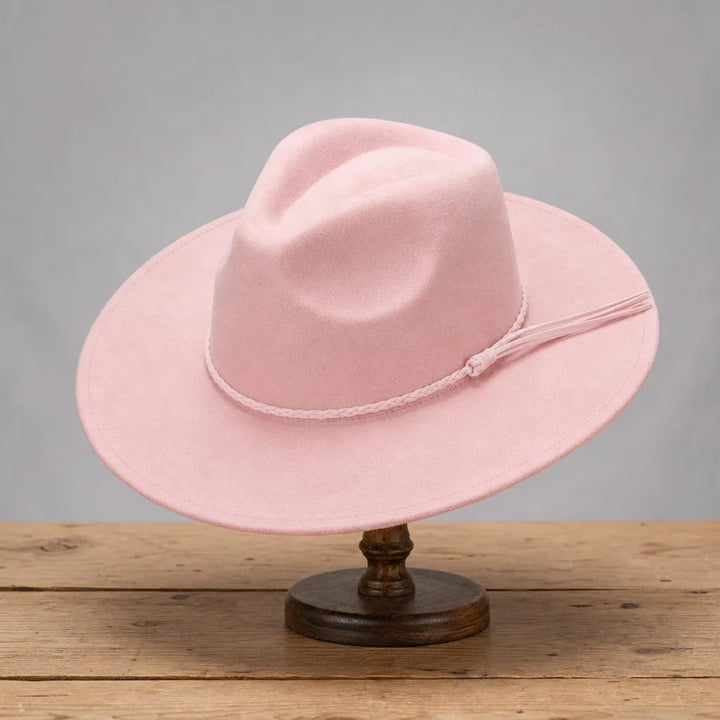 Sienna Fedora - Color:Pink