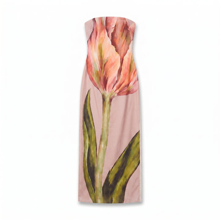 Sienna Floral Maxi Dress - Color:Multicolor;Size:XS