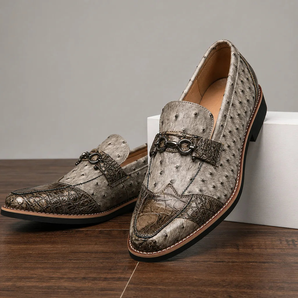 Men's Audrey Pointed Leather Loafers