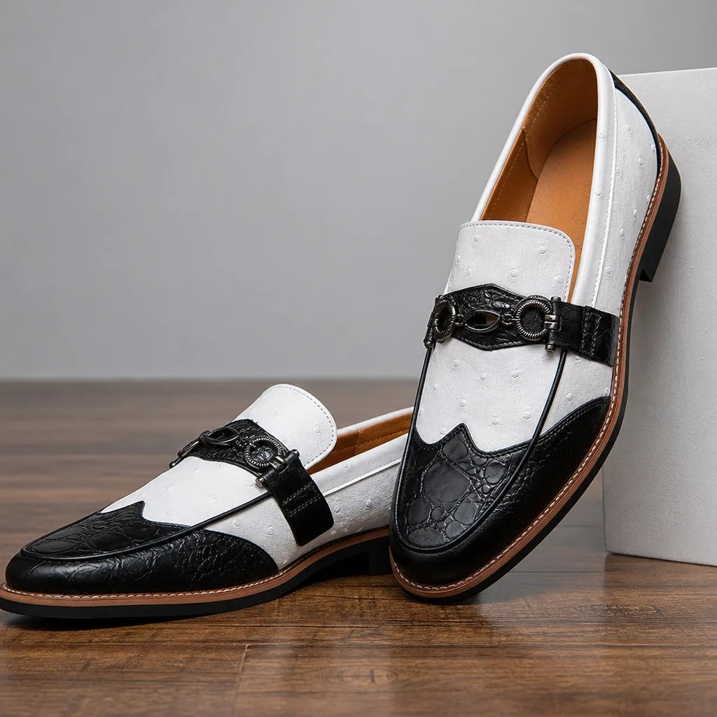 Men's Audrey Pointed Leather Loafers