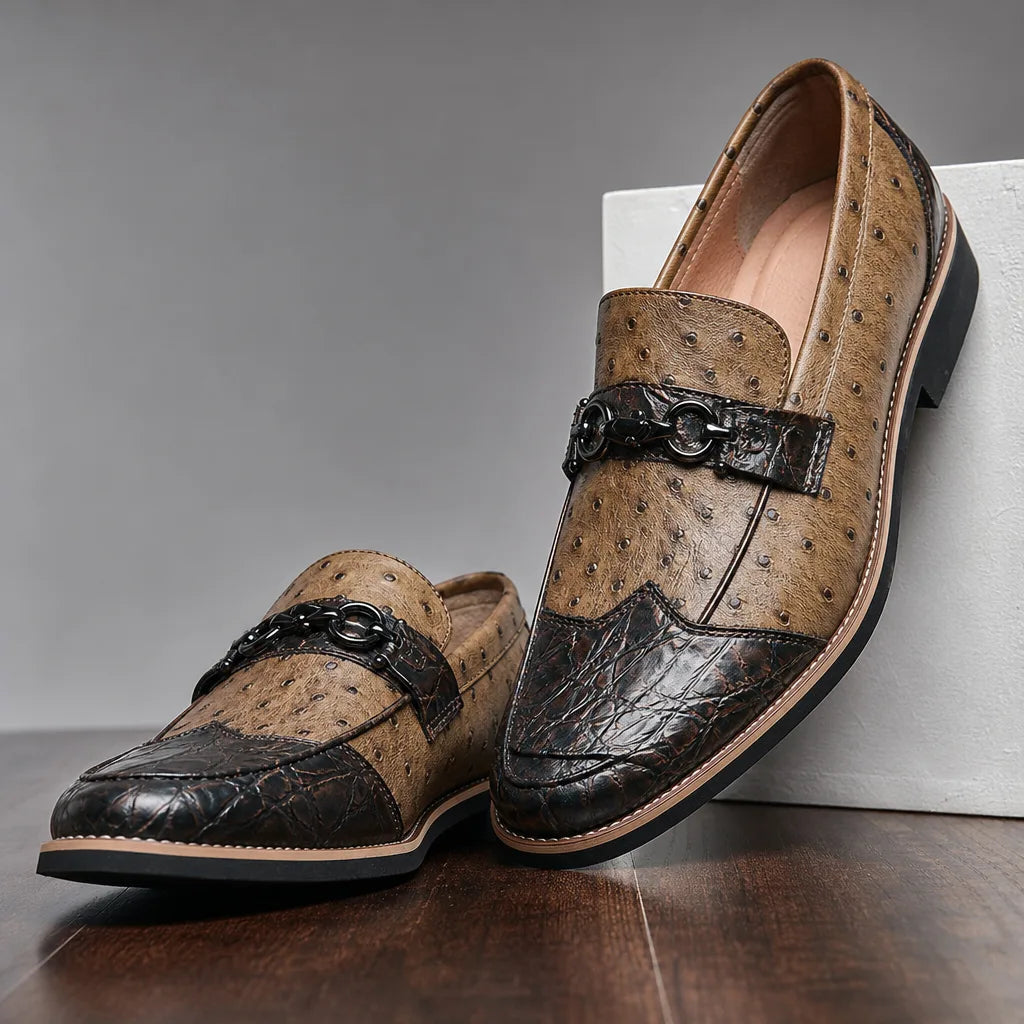 Men's Audrey Pointed Leather Loafers