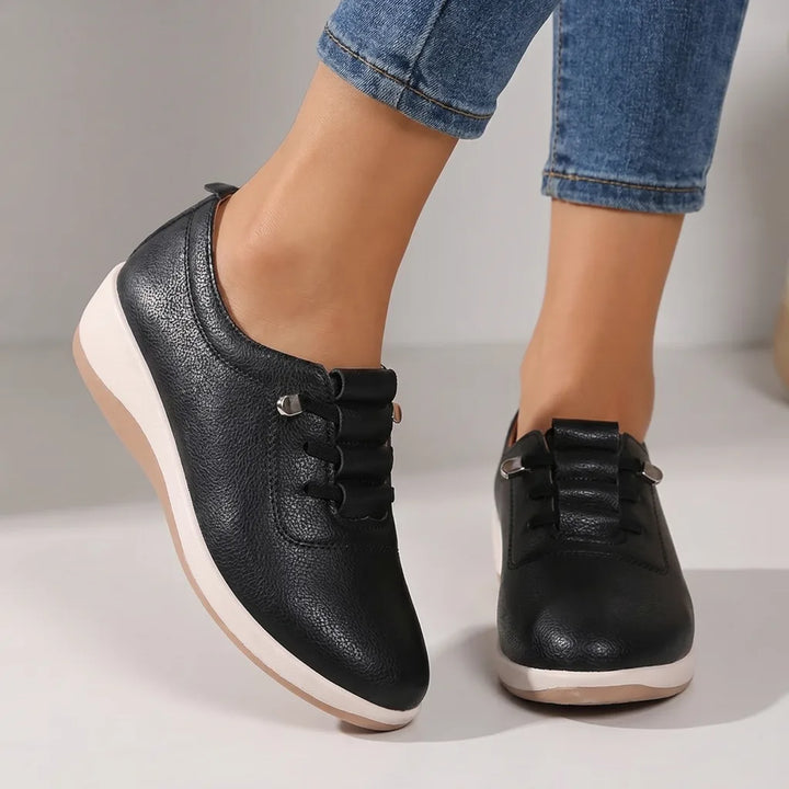 Skye Slip-On Loafers - Color:Black;Size:35