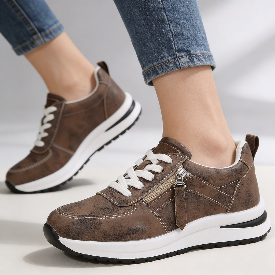 Sloane Miller Wedge Flats - Color:Dark Brown;Size:38