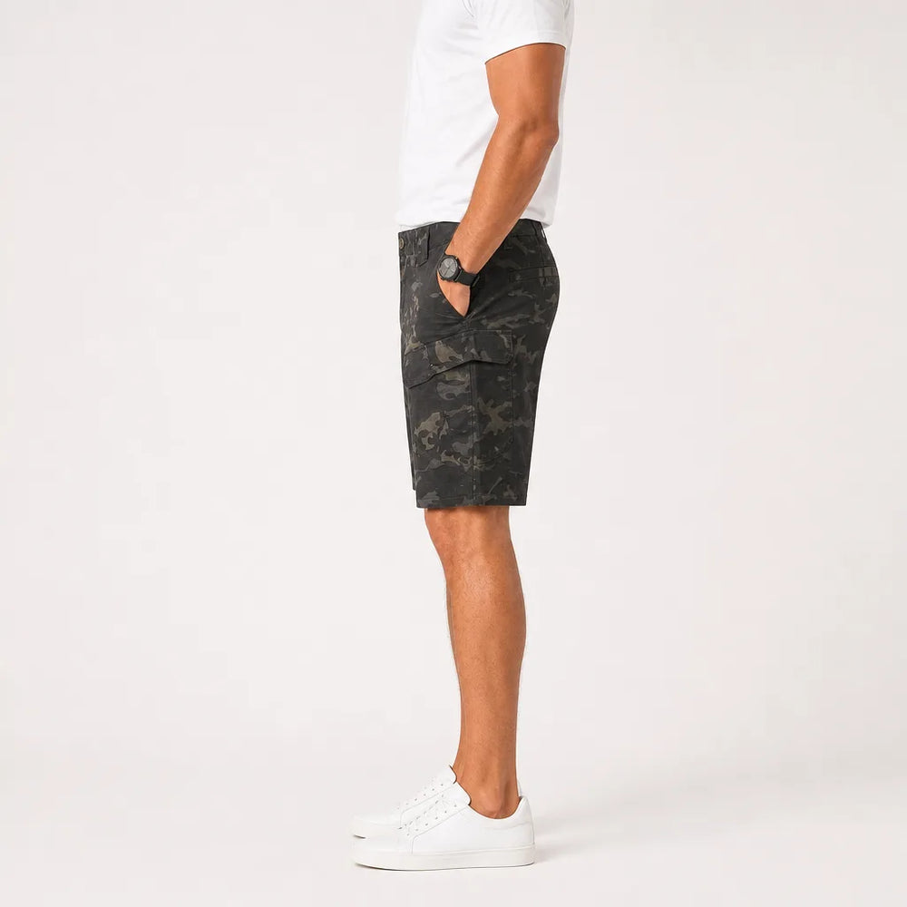 Men's Night Camouflage Garrison Tactical Cargo Shorts