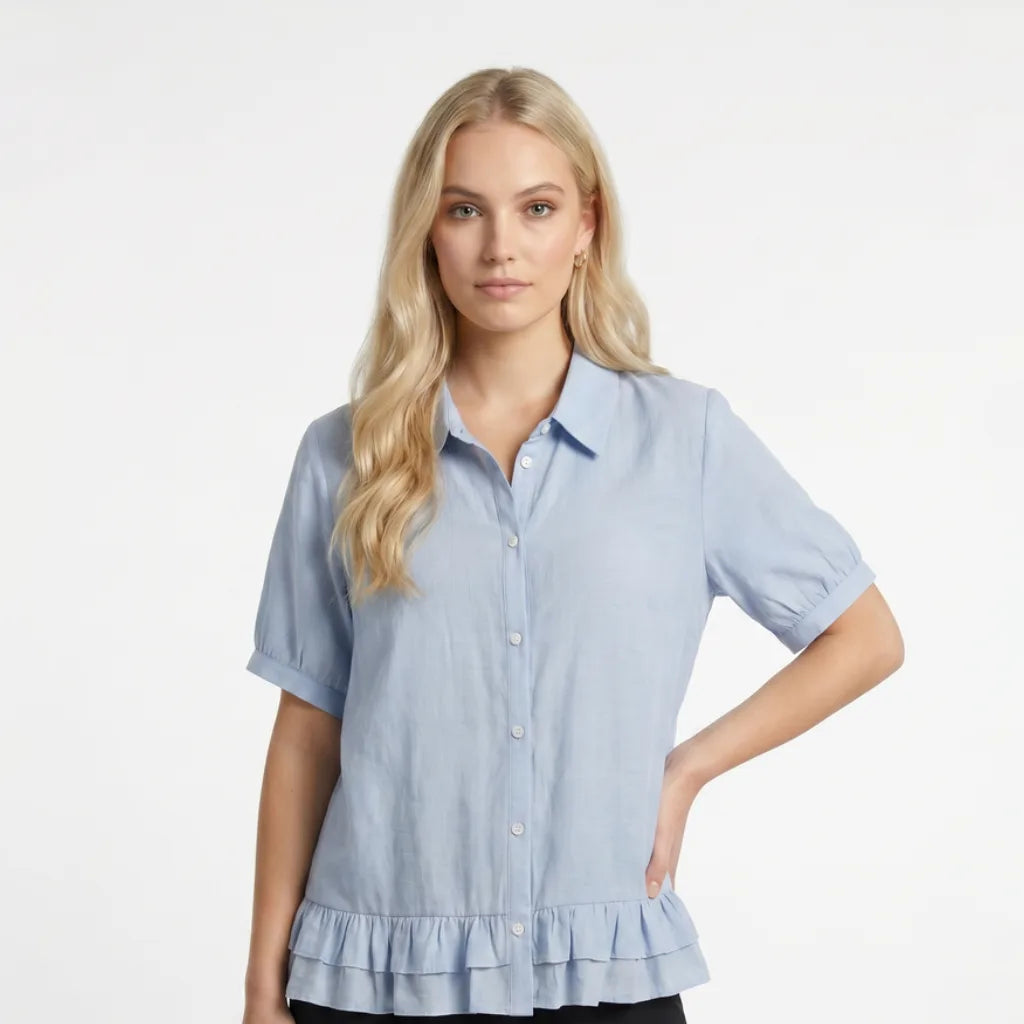 Women's Burke Flounce Hem Shirt