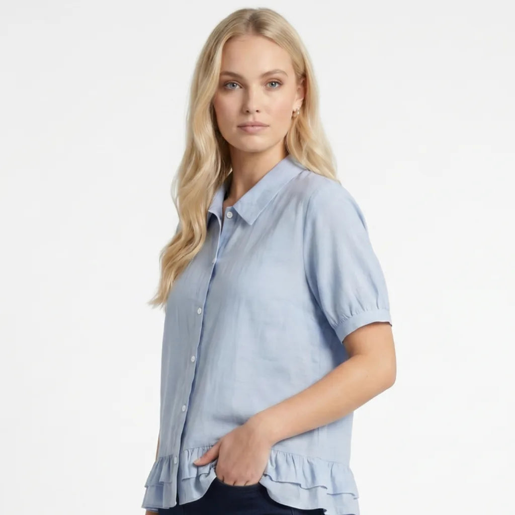 Women's Burke Flounce Hem Shirt