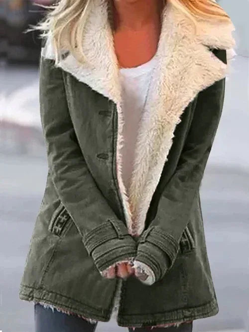 Sophie | Women's Thermal Jacket - Color:Dark Green;Size:XS