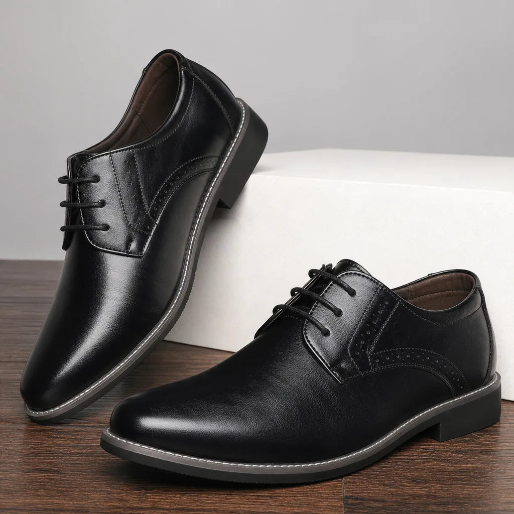 Men's Emmeline Pointed Brogue Derbies