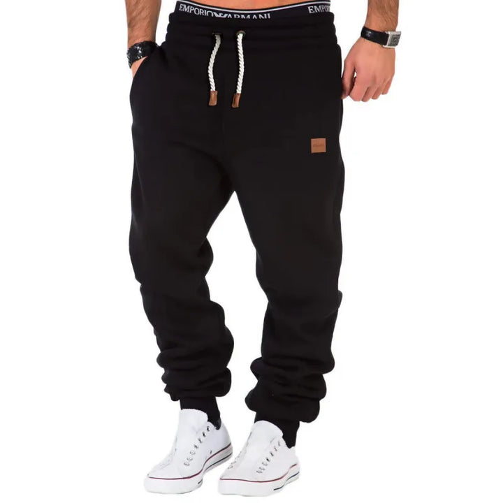 Stuart | Men's Casual Comfort Sweatpants - Size:XS;Color:Black
