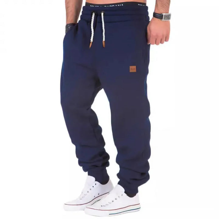 Stuart | Men's Casual Comfort Sweatpants - Size:XS;Color:Navy Blue