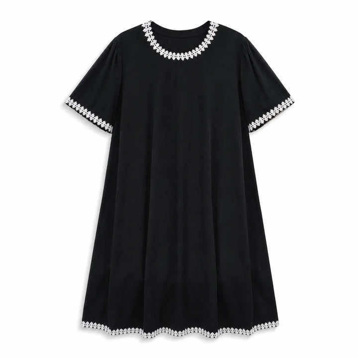 Susanna Midi Dress - Color:Black;Size:M
