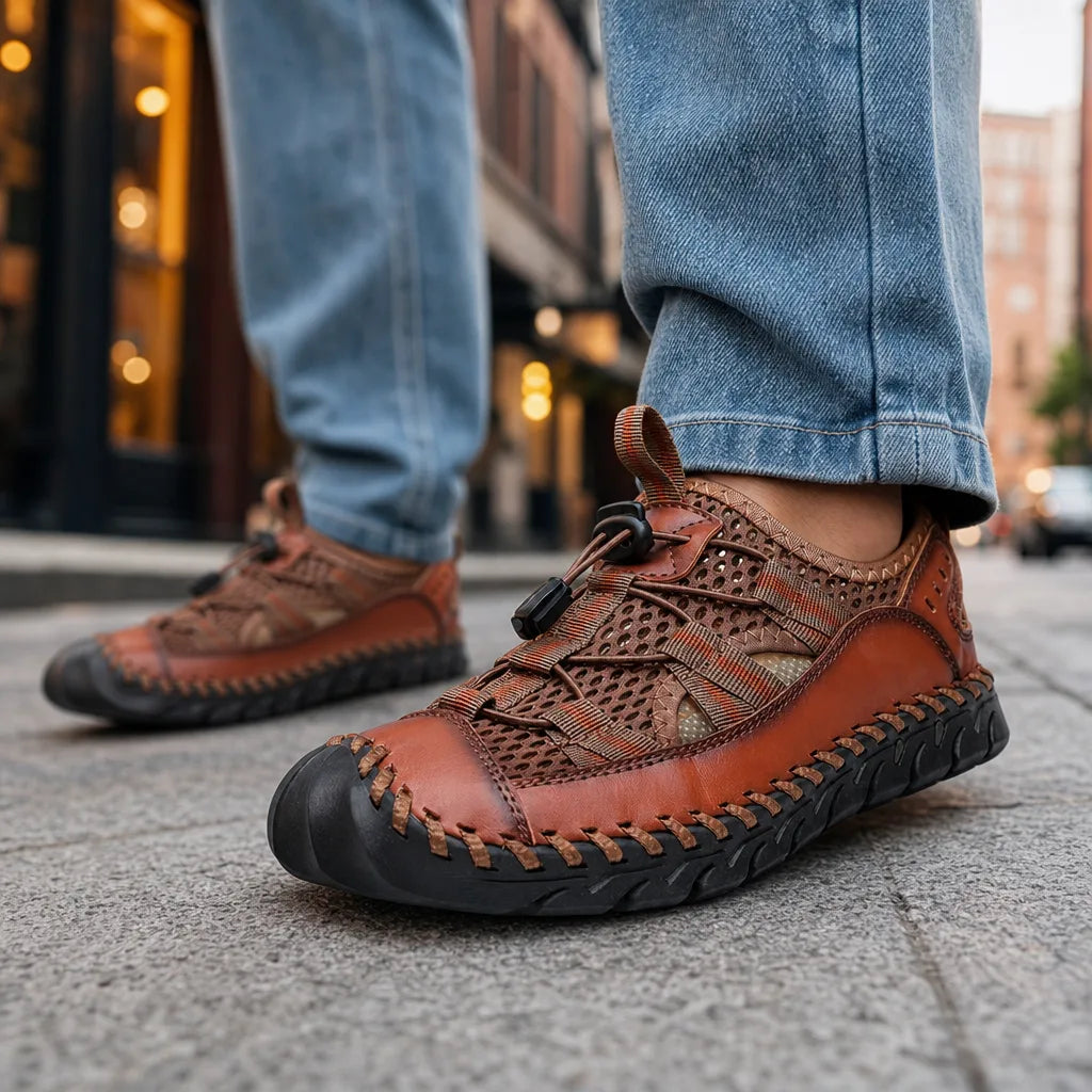 Men's Brown Jessup Men's Closed-Toe Sandals